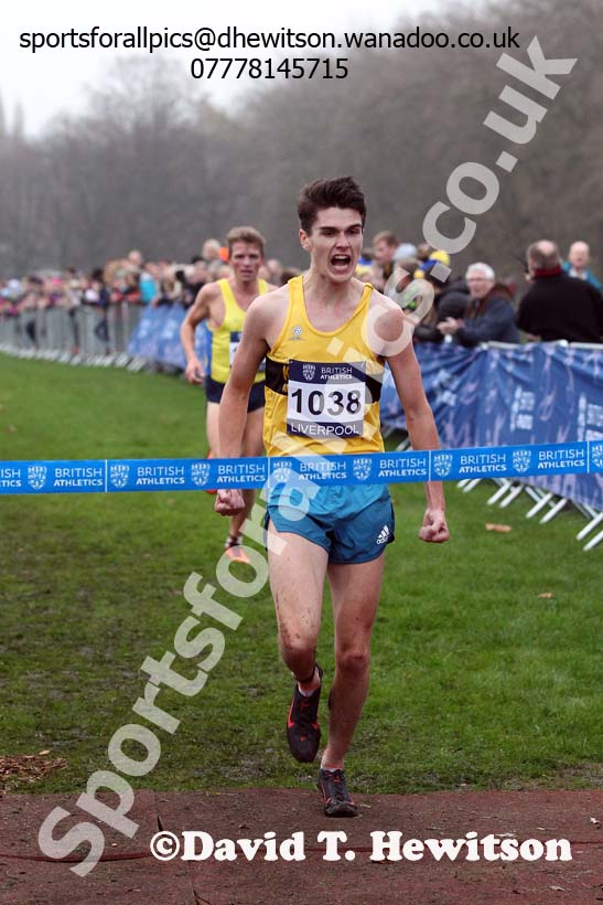 Senior men's European Cross Country Trials, Sefton Park, Liverpool. Photo: David T. Hewitson/Sports for All Pics